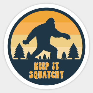 Keep It Squatchy Sticker